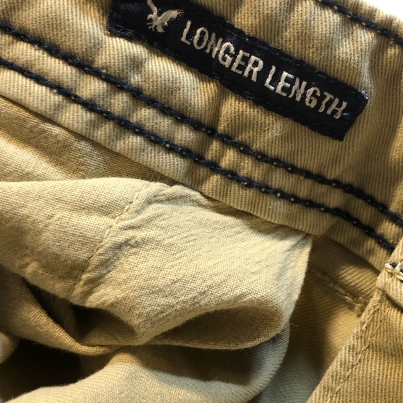 American Eagle Men’s Flat front shorts longer length size 28 - Picture 5 of 11